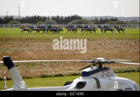 Horse Racing - Ffos Las Racecourse Foto Stock