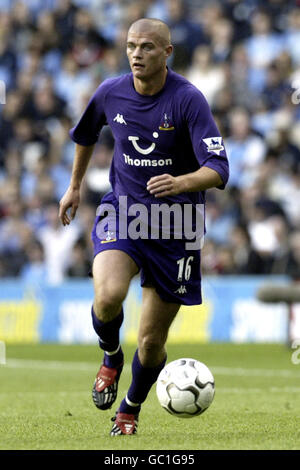 Calcio - fa Barclaycard Premiership - Manchester City v Tottenham Hotspur. Paul Konchesky, Tottenham Hotspur Foto Stock