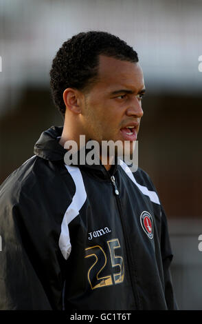 Calcio - Carling Cup - primo turno - Hereford United contro Charlton Athletic - Edgar Street. Charlton Athletic portiere Darren Randolph Foto Stock