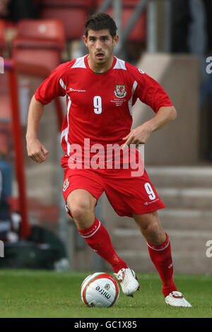 Calcio - Campionato UEFA Under 21 Qualifiche - Gruppo tre - Galles / Ungheria - pista da corsa. Ched Evans, Galles Foto Stock