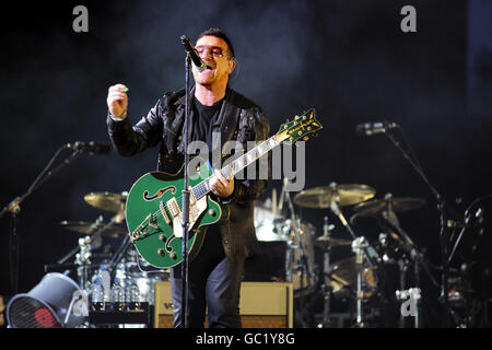 U2 in concerto a Don Valley - Sheffield Foto Stock