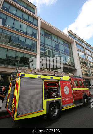 Google patio sul tetto fire Foto Stock