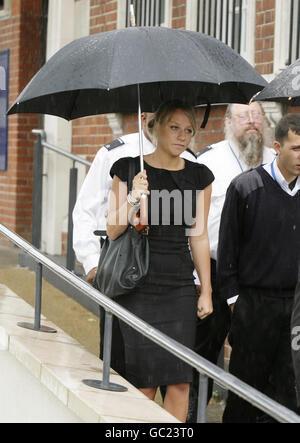 Chloe Madeley in tribunale - Londra Foto Stock