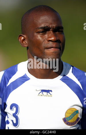 Calcio - International friendly - Benin v Gabon - Stade des Vertus. Rodrigue Moundounga, Gabon Foto Stock