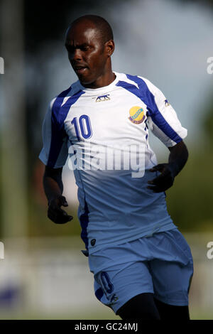 Calcio - International friendly - Benin v Gabon - Stade des Vertus. Alain Djissikadie, Gabon Foto Stock