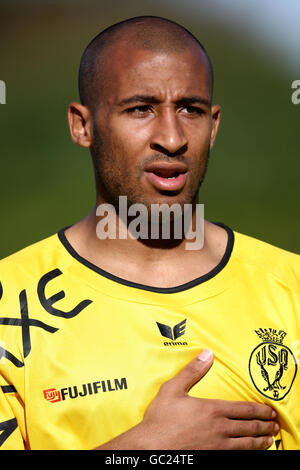 Calcio - International friendly - Benin v Gabon - Stade des Vertus. Romuald Boco, Benin Foto Stock