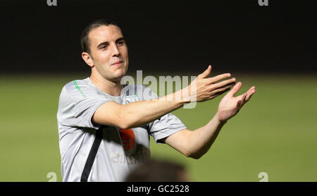 Calcio - Coppa del Mondo FIFA 2010 - turno di qualificazione - Gruppo otto - Cipro v Irlanda - Irlanda - Sessione di formazione - GSP Stadium Foto Stock