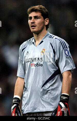 Calcio - UEFA Champions League - Gruppo B - Real Madrid v Bayer Leverkusen. Iker Casillas, portiere del Real Madrid Foto Stock