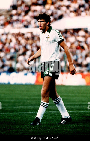 Calcio - Coppa del mondo Spagna 1982 - Gruppo e - Irlanda del Nord / Iugoslavia. Norman Whiteside, Irlanda del Nord Foto Stock
