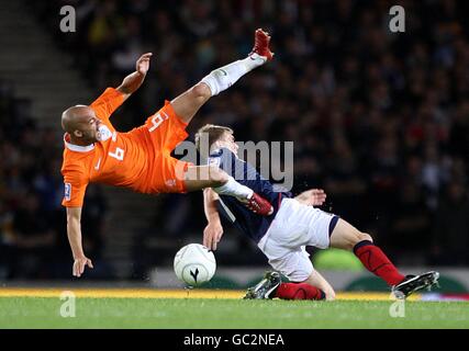 Calcio - Coppa del Mondo FIFA 2010 - turno di qualificazione - Gruppo di nove - Scozia v Holland - Hampden Park Foto Stock