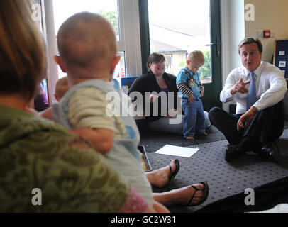 David Cameron a Frome Foto Stock