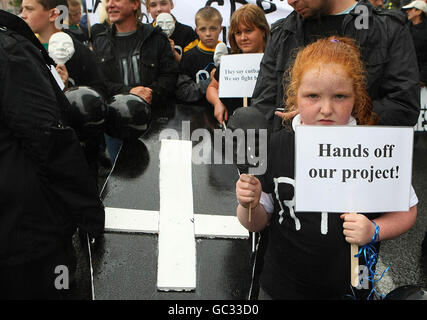 McCarthy riunione di protesta Foto Stock