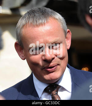 Martin Clunes durante il ricevimento Prince's Trust a Highgrove, Tetbury, Gloucestershire. Foto Stock