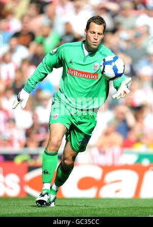 Calcio - Barclays Premier League - Stoke City v Chelsea - Britannia Stadium. Thomas Sorensen, portiere di Stoke City Foto Stock