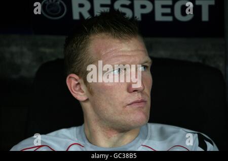 Calcio - UEFA Champions League - Gruppo H - Standard Liege v Arsenal - Stadio Maurice Dufrasne. Kristof Van Hout, portiere standard di Liegi Foto Stock