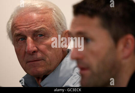 Calcio - Coppa del Mondo FIFA 2010 - turno di qualificazione - Gruppo otto - Repubblica di Irlanda v Italia - Conferenza stampa - Gannon Park Foto Stock