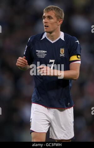 Calcio - Coppa del mondo FIFA 2010 - turno di qualificazione - Gruppo nove - Scozia / Olanda - Hampden Park. Darren Fletcher, Scozia Foto Stock