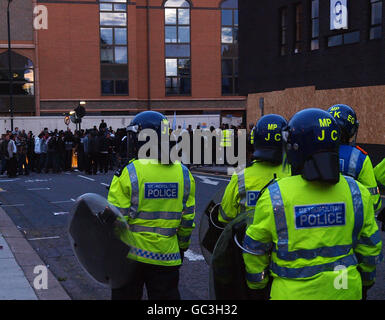 Demo di anti-Islam Foto Stock