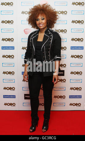 Emeli Sande al concorso MOBO 2009 al SECC di Glasgow. Foto Stock