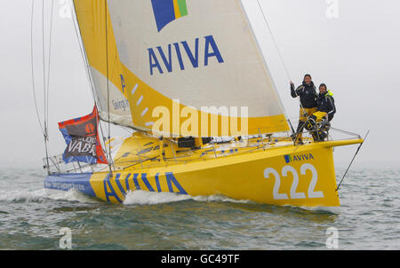 Transat Jacques Vabre gara Foto Stock