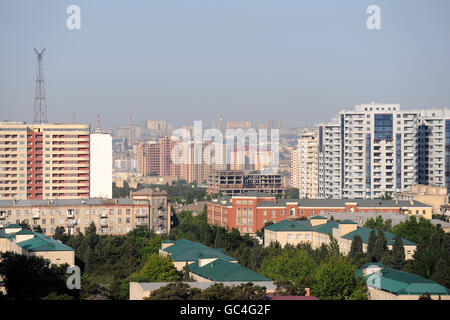 Travel Stock - Baku - Azerbaigian. Vista generale dello skyline di Baku, Azerbaigian Foto Stock