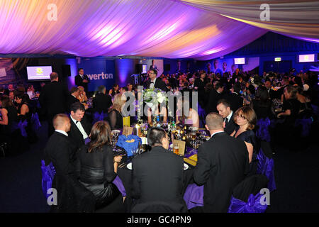 Calcio - Liverpool unisce cena di beneficenza - Goodison Park. Vista generale del Liverpool unisce la cena di beneficenza al Goodison Park Stadium, Everton, Liverpool. Foto Stock