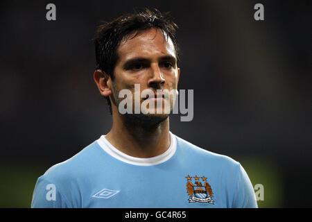 Calcio - Carling Cup - quarto turno - Manchester City v Scunthorpe United - City of Manchester Stadium. Roque Santa Cruz, Manchester City Foto Stock