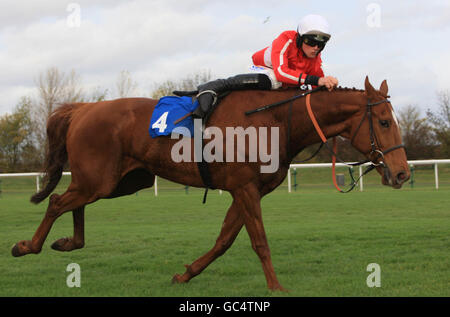 Horse Racing - Family Fun Day - Ippodromo di Huntingdon Foto Stock