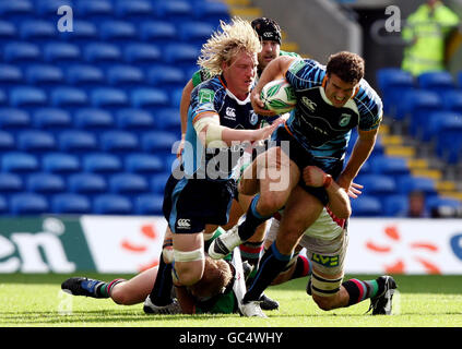 Il Rugby - Heineken Cup - 5 Piscina - Cardiff Blues v arlecchini - Cardiff City Stadium Foto Stock