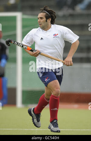 Hockey - Trofeo Setanta - Irlanda contro Gran Bretagna - Dublino. Gran Bretagna Niall Stott Foto Stock