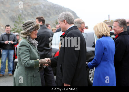 Il Principe di Galles e la duchessa di Cornovaglia visita in Canada Foto Stock