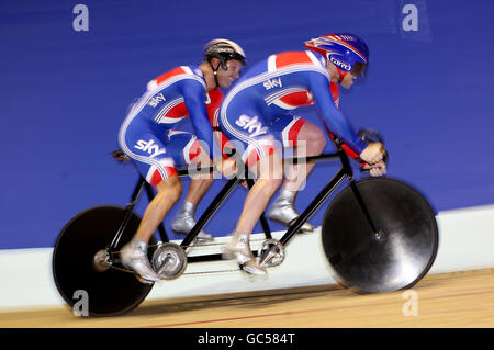 Escursioni in bicicletta - UCI Para-Cycling via Campionati del Mondo - Giorno 1 - Manchester Velodrome Foto Stock