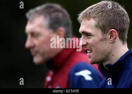 Calcio - International friendly - Galles / Scozia - Scozia Training - Bristol City Training Ground. Darren Fletcher in Scozia durante una sessione di allenamento al Bristol City's Training Ground, Bristol. Foto Stock