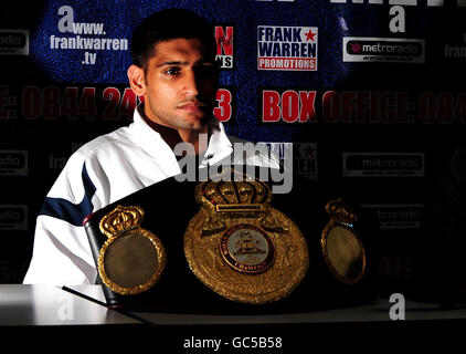 Boxing - Amir Khan Foto chiamata - Baltic Centre Foto Stock