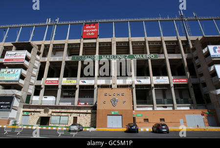 Vista generale dell'Estadio Martinez Valero, casa di Elche CF Foto Stock