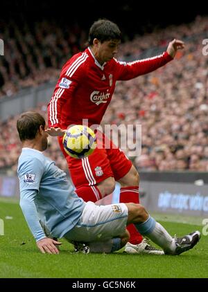 Calcio - Barclays Premier League - Liverpool v Manchester City - Anfield Foto Stock