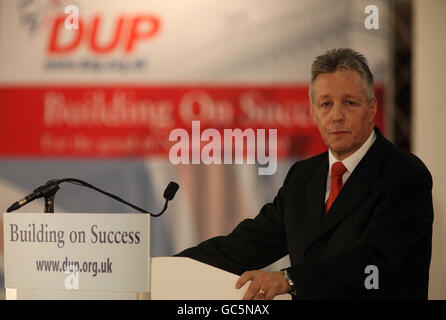 DUP conferenza di partito Foto Stock