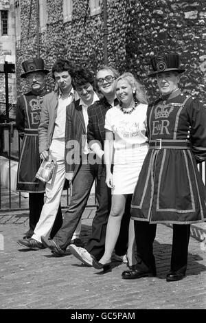 Televisione - non i nove ore di notizie - Torre di Londra Foto Stock