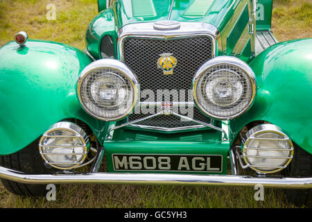 Panther J72 a Leighton Hall, Carnforth, Lancashire, Lakeland Classic Car Rally - Domenica 5 luglio 2015. Organizzato da Mark Woodward classico eventi, questo è solo uno dei 12 mostra tenutasi in diverse località in tutto il paese e offre oltre 400 vetture classiche, e ripristinati i veicoli. Foto Stock