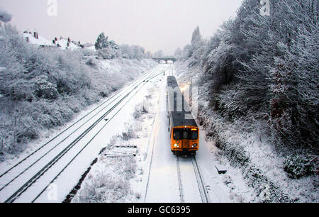 Clima invernale Foto Stock