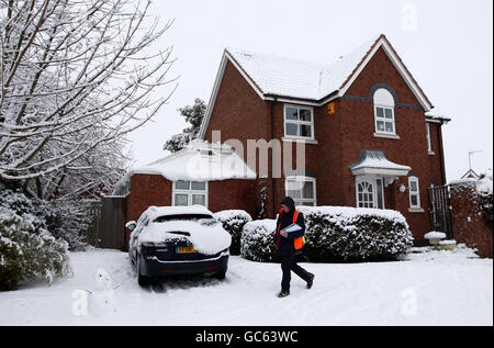 Clima invernale Foto Stock