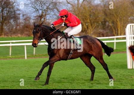 Racing - Mercatino di Natale - Giorno Uttoxeter Racecourse Foto Stock