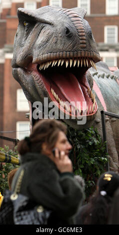 I dinosauri scatenato exhibition Foto Stock