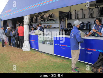 La gente visita di Formula 1 Grand Prix all'Albert Park di Melbourne. Foto Stock