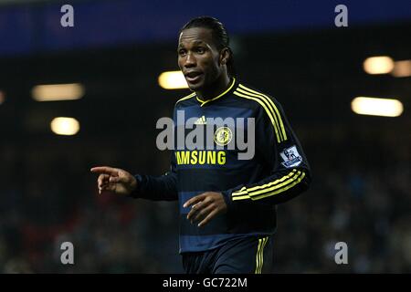 Calcio - Carling Cup - quarto finale - Blackburn Rovers v Chelsea - Ewood Park. Didier Drogba, Chelsea Foto Stock