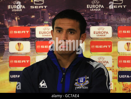 Soccer - UEFA Europa League - Gruppo I - AEK Atene FC v Everton - Everton Formazione - OACA Spiros Louis Foto Stock