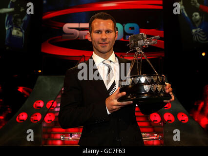 Vincitore della personalità sportiva dell'anno 2009, Ryan Giggs durante i premi BBC Sports Personality of the Year alla Sheffield Arena di Sheffield . Foto Stock