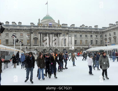 Clima invernale Foto Stock