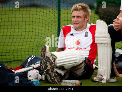 Cricket - sessione dei Nets dell'Inghilterra - Centurion Park. Luke Wright in Inghilterra durante una sessione netta al Centurion Park, Centurion, Sudafrica. Foto Stock