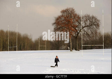 Clima invernale Foto Stock